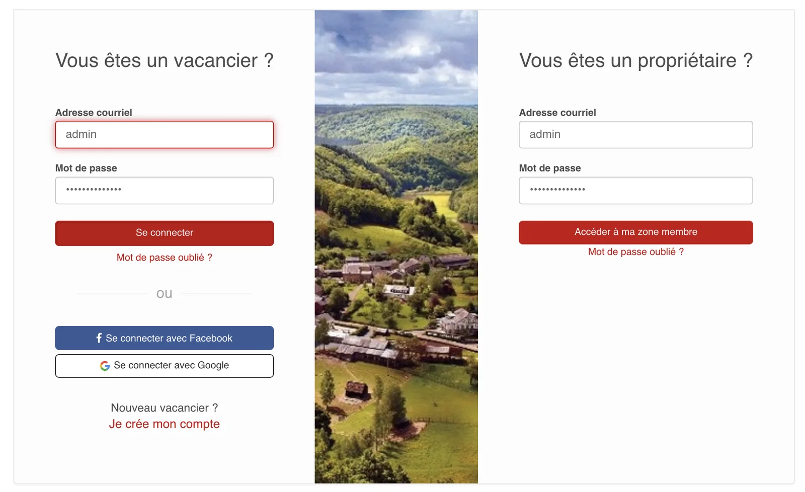 Capture d’écran 2 — Gîtes et chambres d’hôtes de Wallonie